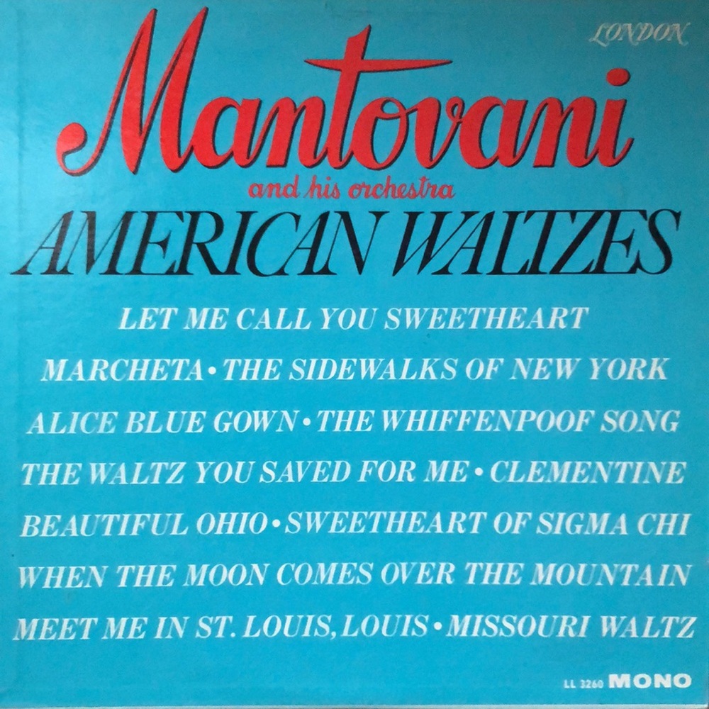 Montovani American Waltzes Vinyl Lp '62